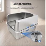 Commercial Cat Litter Box Manufacturer - OEM/ODM Custom Stainless Steel Pet