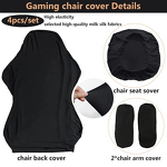 Gaming Chair Cover Set Factory - OEM Elastic Milk Silk Spandex Slipcover