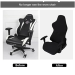 Custom Esports Chair Cover Factory - OEM Solid Color Stretch Comfortable