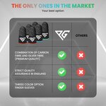 Gaming Finger Sleeves Supplier - Custom Breathable Anti Sweat Finger Gloves