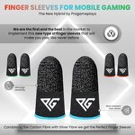 Gaming Finger Sleeves Supplier - Custom Breathable Anti Sweat Finger Gloves