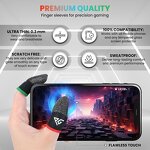 Gaming Finger Sleeves Supplier - Custom Breathable Anti Sweat Finger Gloves