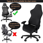 Gaming Chair Cover Set Factory - OEM Elastic Milk Silk Spandex Slipcover