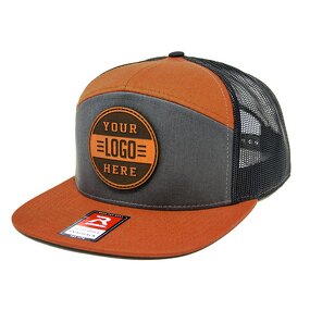 Leather Patch SnapBack Hat Manufacturer - OEM/ODM Custom 3D Embroidery Richardson