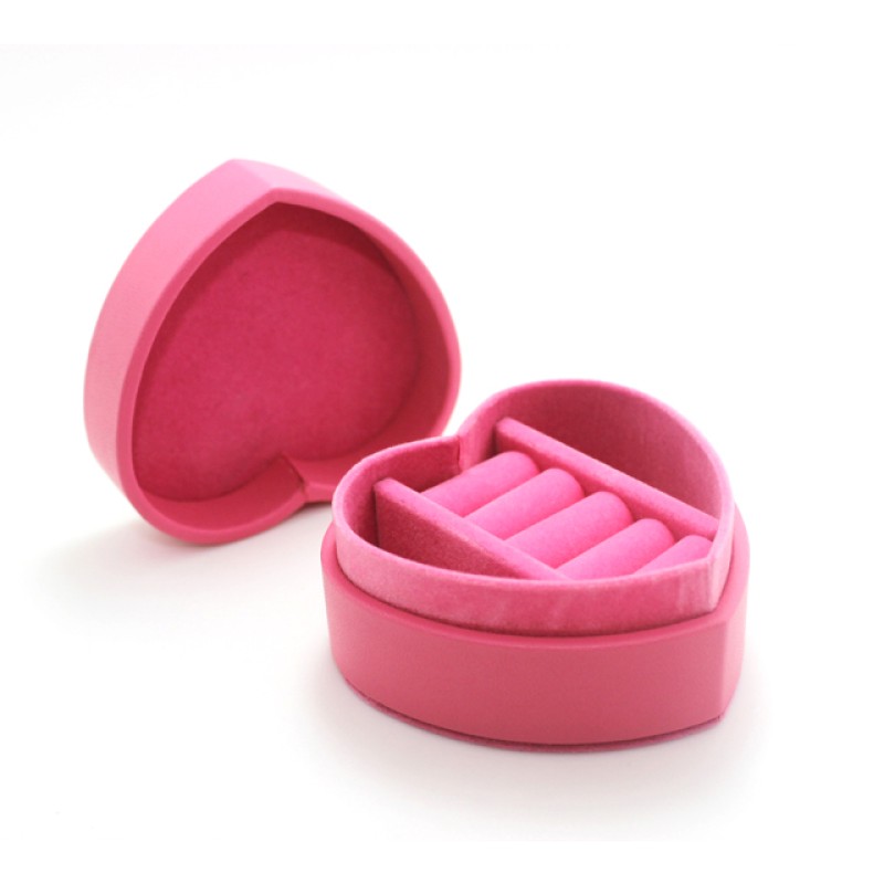 Jewelry Box Manufacturer - Bulk pink Mini Heart Shape Box