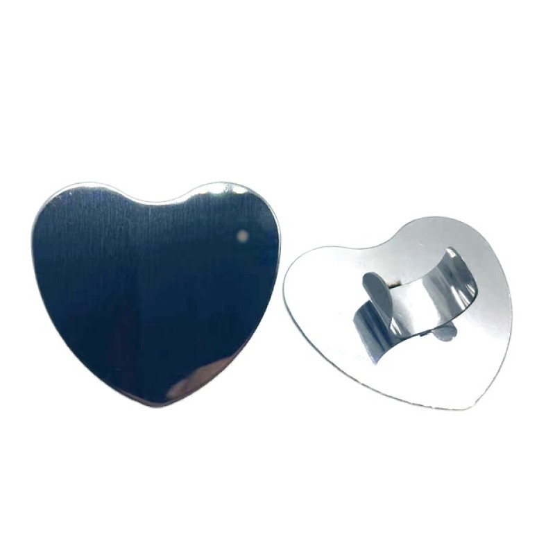 Makeup Spatula Supplier - OEM Stainless Steel Heart Ring Shape