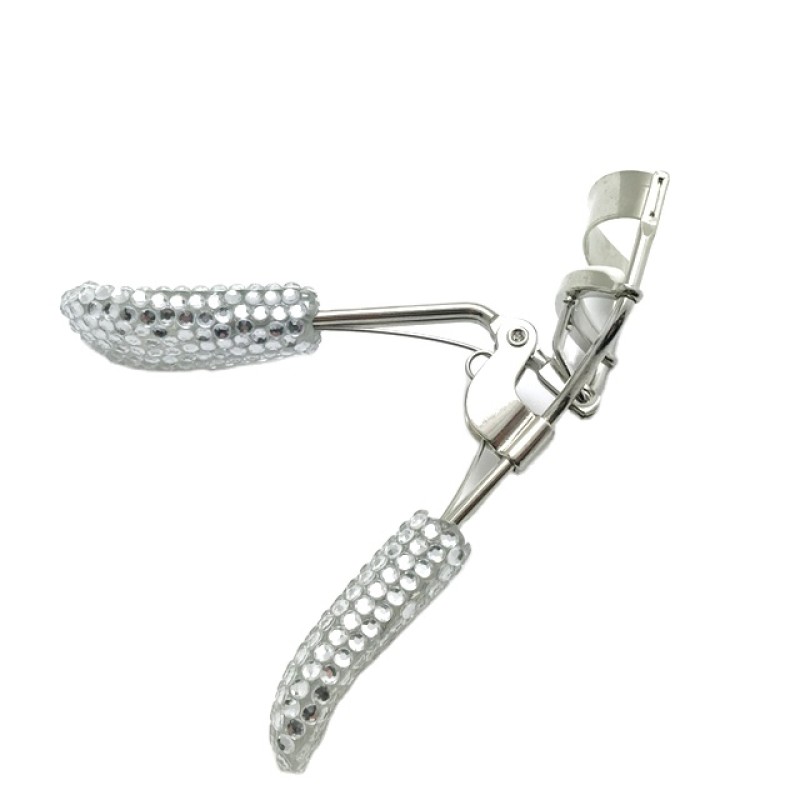 Eyelash Curler Manufacturer - Bulk Silver Bling Diamond Mini Curler
