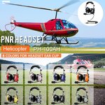 Helicopter Headset Manufacturer - OEM/ODM Dynamic Mic with Soft Earpad