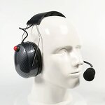 Carbon Fiber Intercom Headset Factory - OEM/ODM with XLR Jack