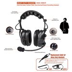 Wired Radio Headset Factory - OEM/ODM 3.5mm Interface & Noise Cancelling
