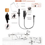 Security Earpiece Manufacturer - OEM/ODM Clear Tube for Surveillance