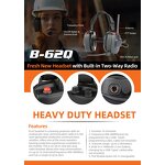 Behind-the-Head Radio Headset Manufacturer - OEM/ODM Professional Built-in