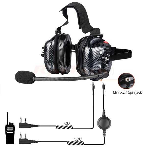 Two-Way Radio Headset Factory - OEM/ODM for Industrial & Racing Use