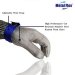 Cut Resistant Glove Factory - OEM Level 9 316L Stainless Steel Chainmail
