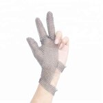 Cut Resistant Glove Factory - OEM 316L HPPE Stainless Steel Three Fingers