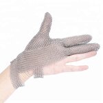 Cut Resistant Glove Factory - OEM 316L HPPE Stainless Steel Three Fingers