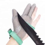 Cut Resistant Glove Factory - OEM 316L HPPE Stainless Steel Three Fingers