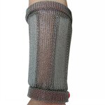 Arm Guard Factory - OEM Cut Resistant Chainmail Mesh with Textile Strap
