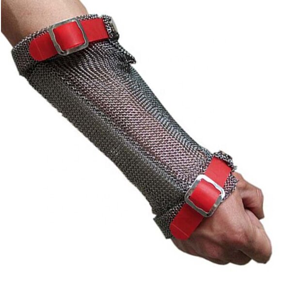 Arm Guard Factory - OEM Cut Resistant Chainmail Mesh with Textile Strap