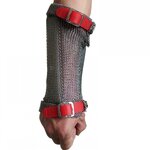 Arm Guard Factory - OEM Cut Resistant Chainmail Mesh with Textile Strap