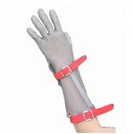 Chainmail Gloves Factory - OEM Ring Mesh Anti Cutting with Long Cuff