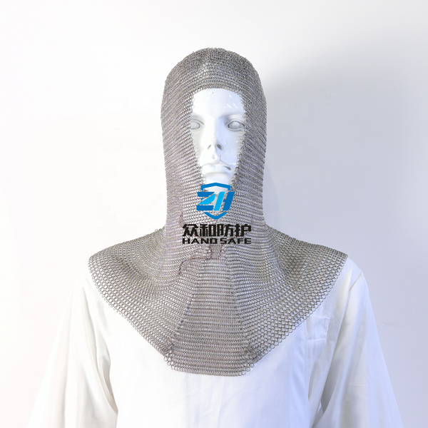 Chainmail Helmet Manufacturer - OEM 7mm Welded Ring Hood Head Protection