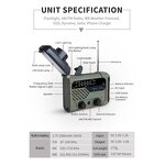 Emergency Radio Manufacturer - OEM/ODM Hand Crank Solar AM/FM Radio