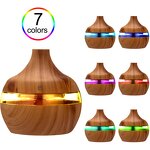 Ultrasonic Aroma Diffuser Factory - OEM/ODM 300ml Wood Grain Humidifier