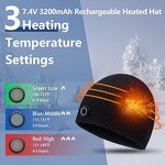 Heated Hat Factory - OEM/ODM Washable Ski Thermal Hat for Winter
