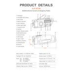 Solar Emergency Radio Factory - OEM/ODM Waterproof SOS Hand Crank Radio