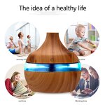 Ultrasonic Aroma Diffuser Factory - OEM/ODM 300ml Wood Grain Humidifier