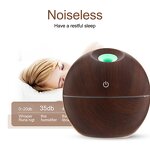 Portable Mist Diffuser Factory - OEM/ODM 130ml with LED Light Humidifier