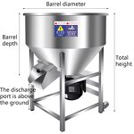 Industrial Mixer Manufacturer - OEM Stainless Steel Dry Powder Granular Mixer