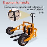 Manual Pallet Truck Manufacturer - Wholesale 1000KG Adjustable Forks Solid Wheels