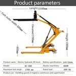 Electric Pallet Truck Factory - Wholesale 0.5Ton 800W Telescopic Hydraulic