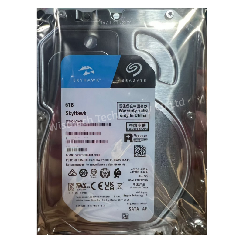 Hard Drive Factory - Bulk ST6000VX008 6TB SkyHawk SATA3