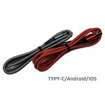 USB Cable Factory - OEM/ODM Nylon Braided Type-C Micro USB Fast Charging