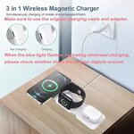 Wireless Charger Manufacturer - OEM/ODM 3 in 1 Folding Magnetic Fast Charging