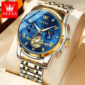 Quartz Watch Manufacturer - OEM/ODM OLEVS 2859 Business Men Multi-time Zone