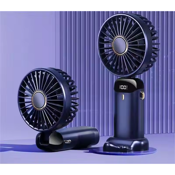 Portable Fan Manufacturer - OEM/ODM 3 in 1 Hand Folding USB Rechargeable