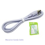 USB Type C Cable Factory - OEM/ODM Macaroon Braiding Fast Charge Cable
