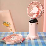 Portable Fan Manufacturer - OEM/ODM 3 in 1 Hand Folding USB Rechargeable