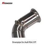 Downpipe Factory - OEM Brushed for Audi RS4 RS5 B9 2.9T