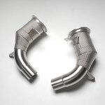 Downpipe Manufacturer - OEM Straight for Porsche 911 992 Heat Shield