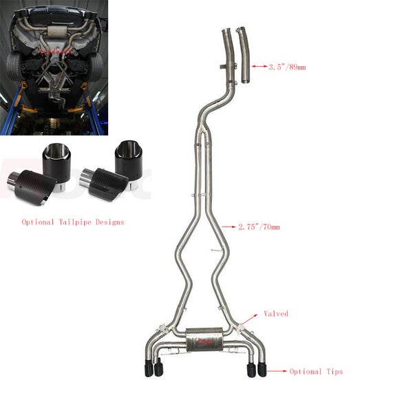Catback Exhaust Manufacturer - OEM Valvetronic for BMW M340i G20