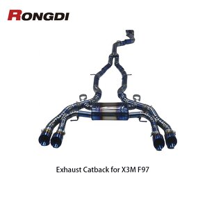 Catback Exhaust Manufacturer - OEM Titanium for BMW X3M F97 X4M