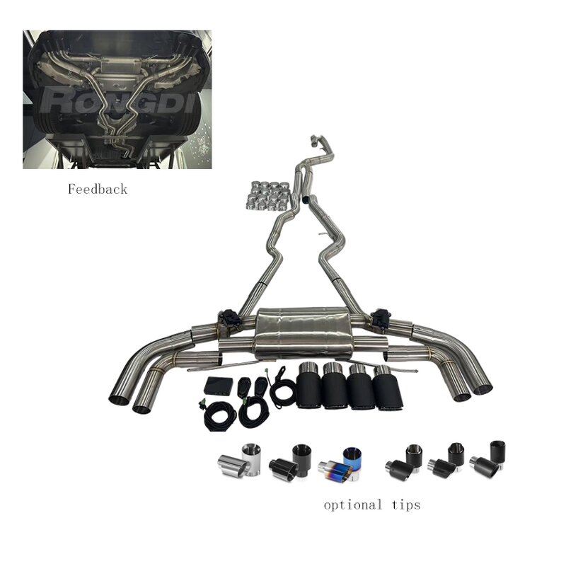 Catback Exhaust Manufacturer - OEM Valved for BMW M340i G20 B58