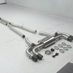 Catback Exhaust Factory - OEM for BMW 530 540 G30 Valvetronic