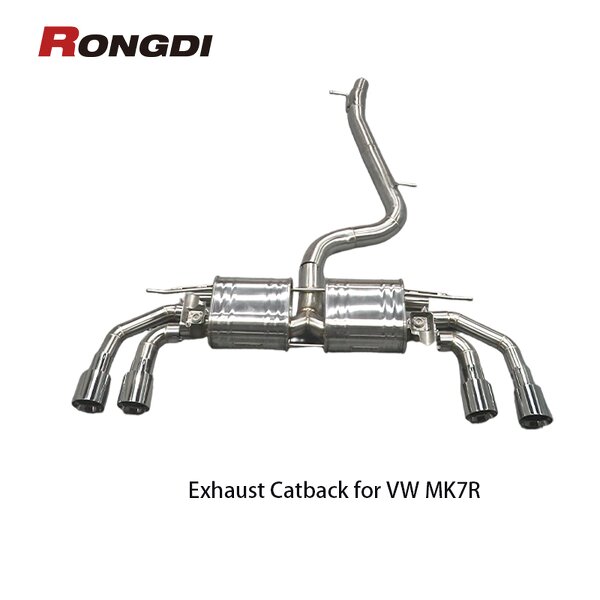 Catback Exhaust Manufacturer - OEM 304 Stainless for VW Golf Mk7 7R