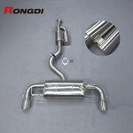 Catback Exhaust Manufacturer - OEM Brushed for Toyota Yaris Without Valve